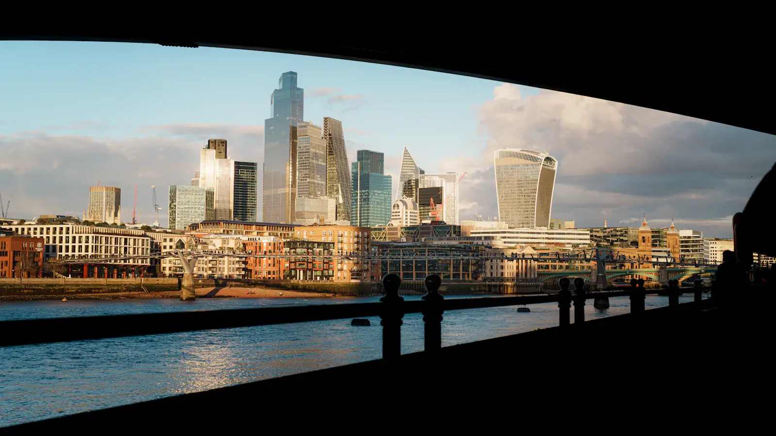 London skyline above the river Thames, a key hub for crypto licensing
