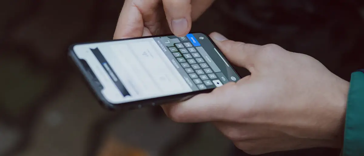 Selective focus on a person using a smartphone, the everyday device for digital currency payments